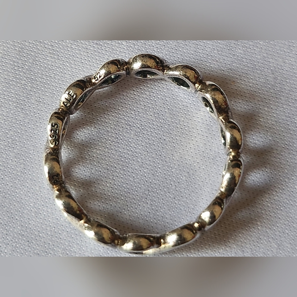 Pandora Sterling Silver Infinity Loop Ring - image 3